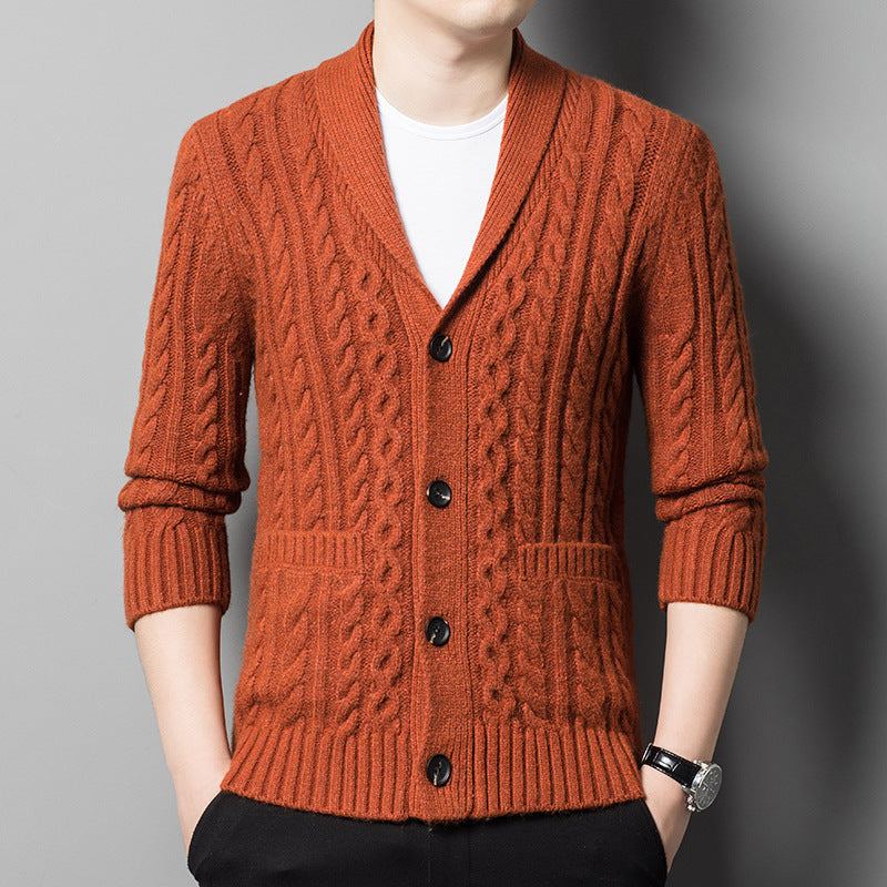 "2023 Autumn Casual Knit Cardigan for Men"