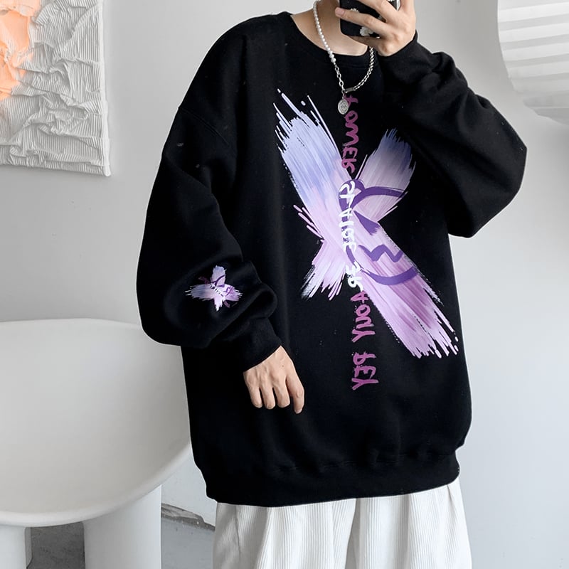 Women's Spring Autumn Loose Fit Sweatshirt Top