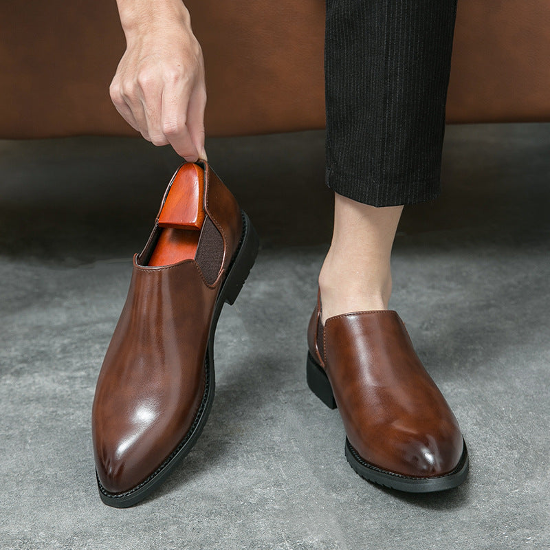 British Leisure Pointed Toe Slip-On Shoes