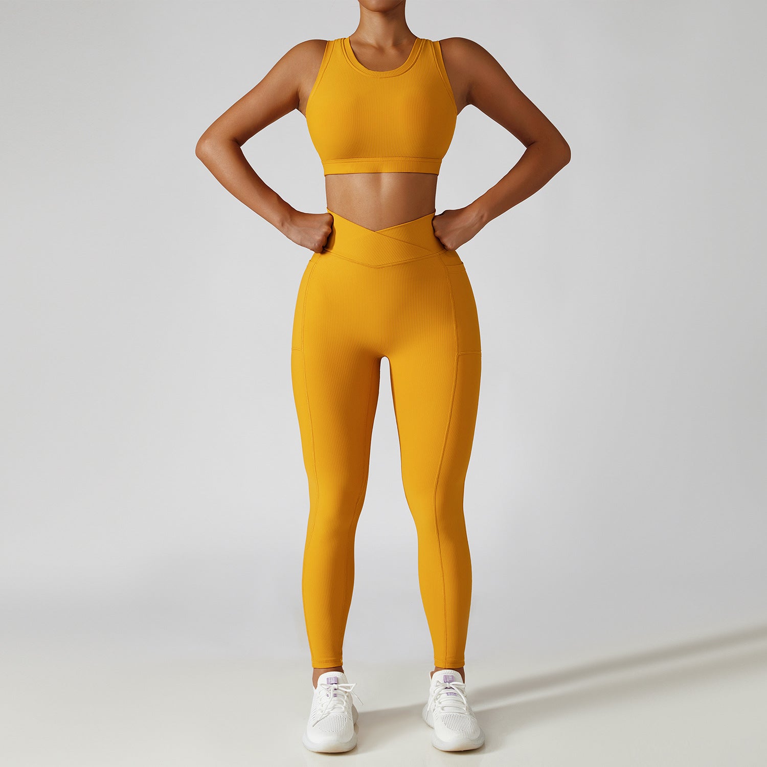 Women's Shockproof Push-Up Sports Bra