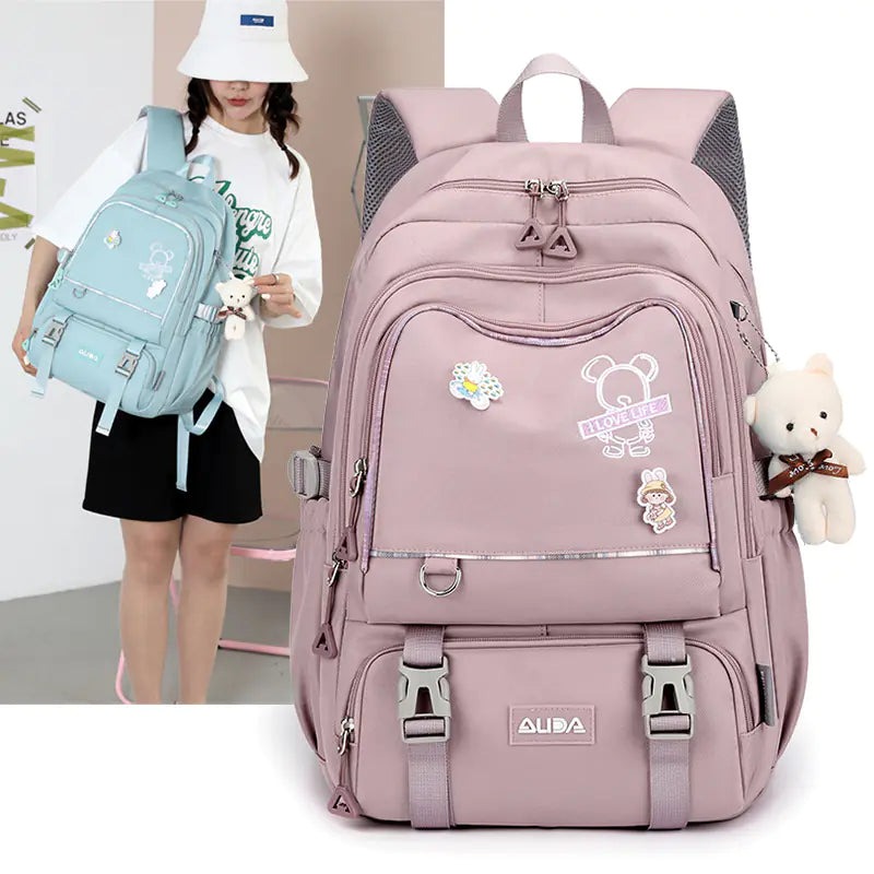 Large Capacity Backpack for Girls (Student Edition)