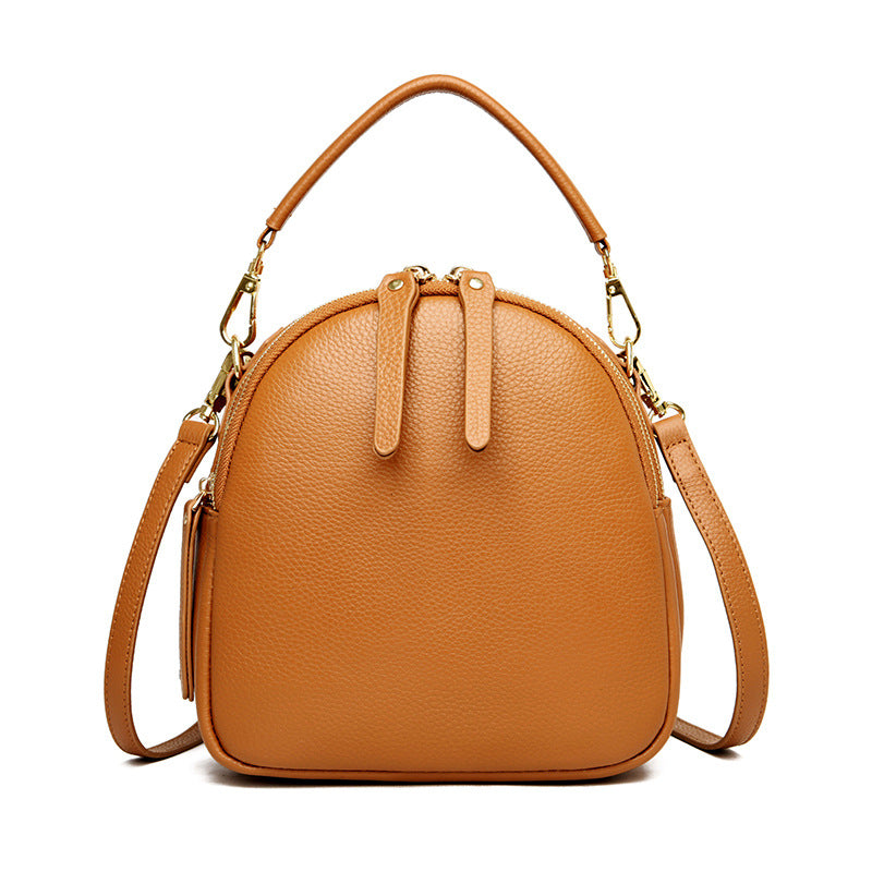 Top Layer Cowhide Single-Shoulder Leather Bag