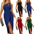 New Hollow Backless Sleeveless Waist Dress