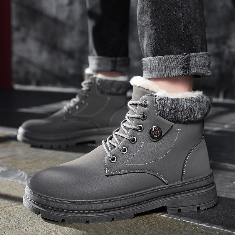 Men's Warm Snow Boots for Cold Weather