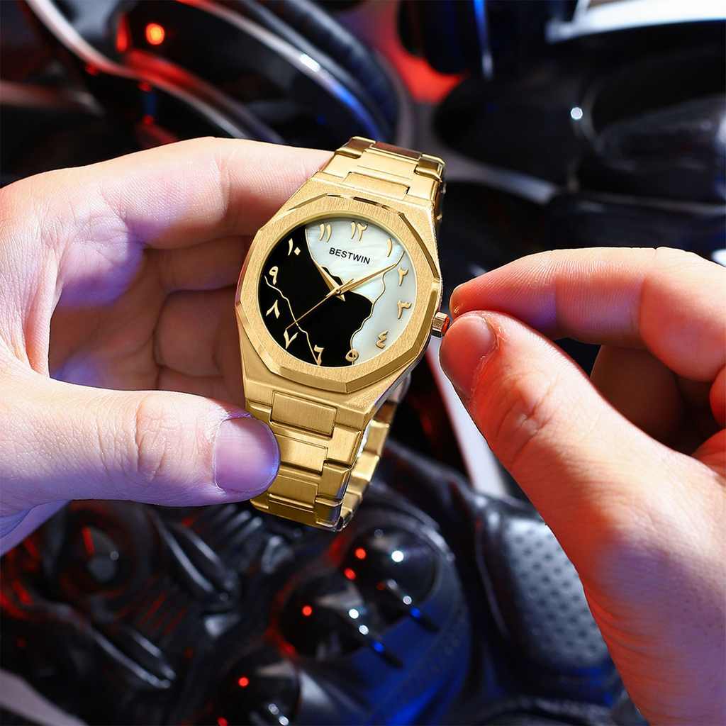 Minimalist Steel Band Quartz Watch for Men