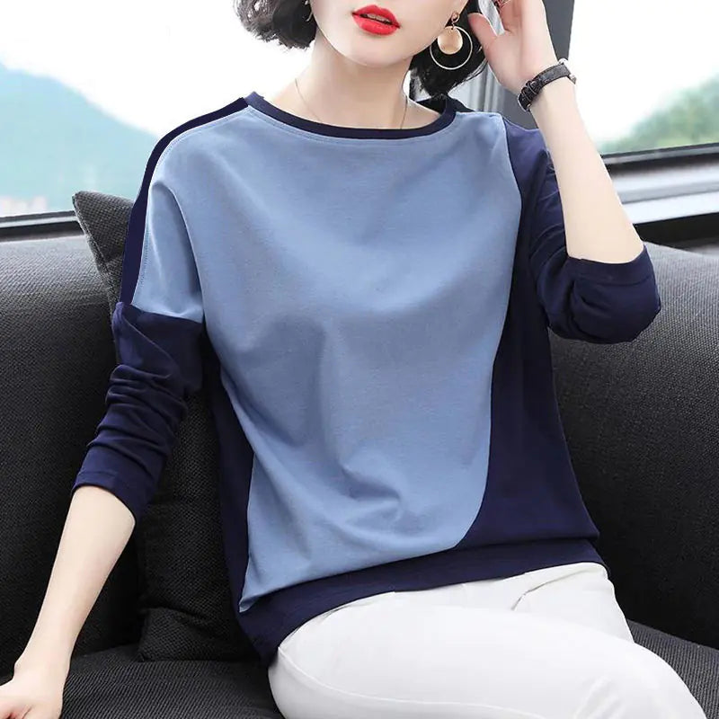 Asymmetric Fashion Tight T-Shirt