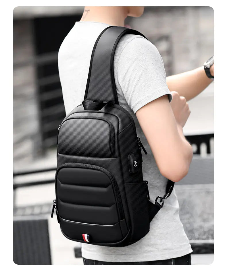 Trendy Men's Crossbody Bag - Large Capacity Shoulder Bag