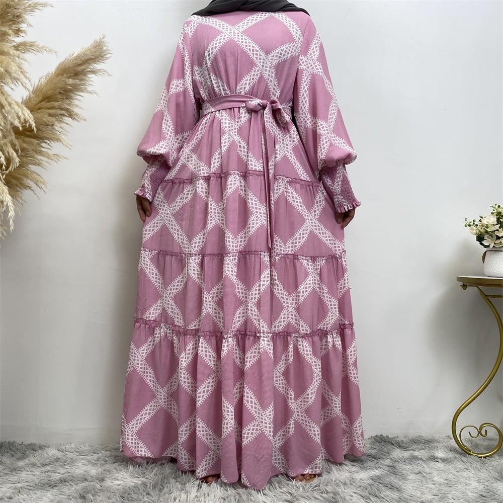 Elegant Long Skirt with Fashionable Print Design