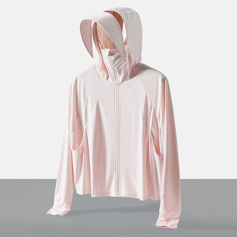 Women’s UV Protection Ice Silk Cape Cardigan Jacket