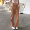 Trendy Women's Slim Wide Leg Fashion Jeans