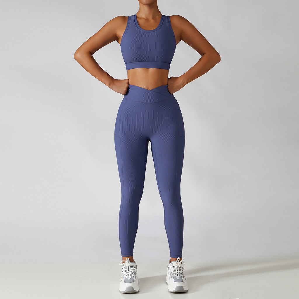 Women's Shockproof Push-Up Sports Bra