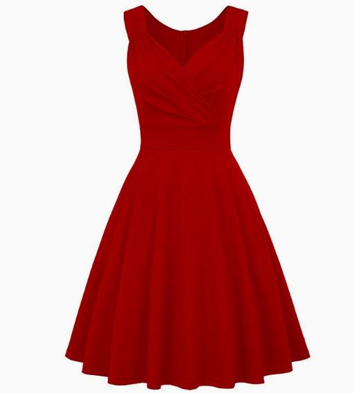 Elegant Glitter Sleeveless Deep V Neck Party Dress for Women