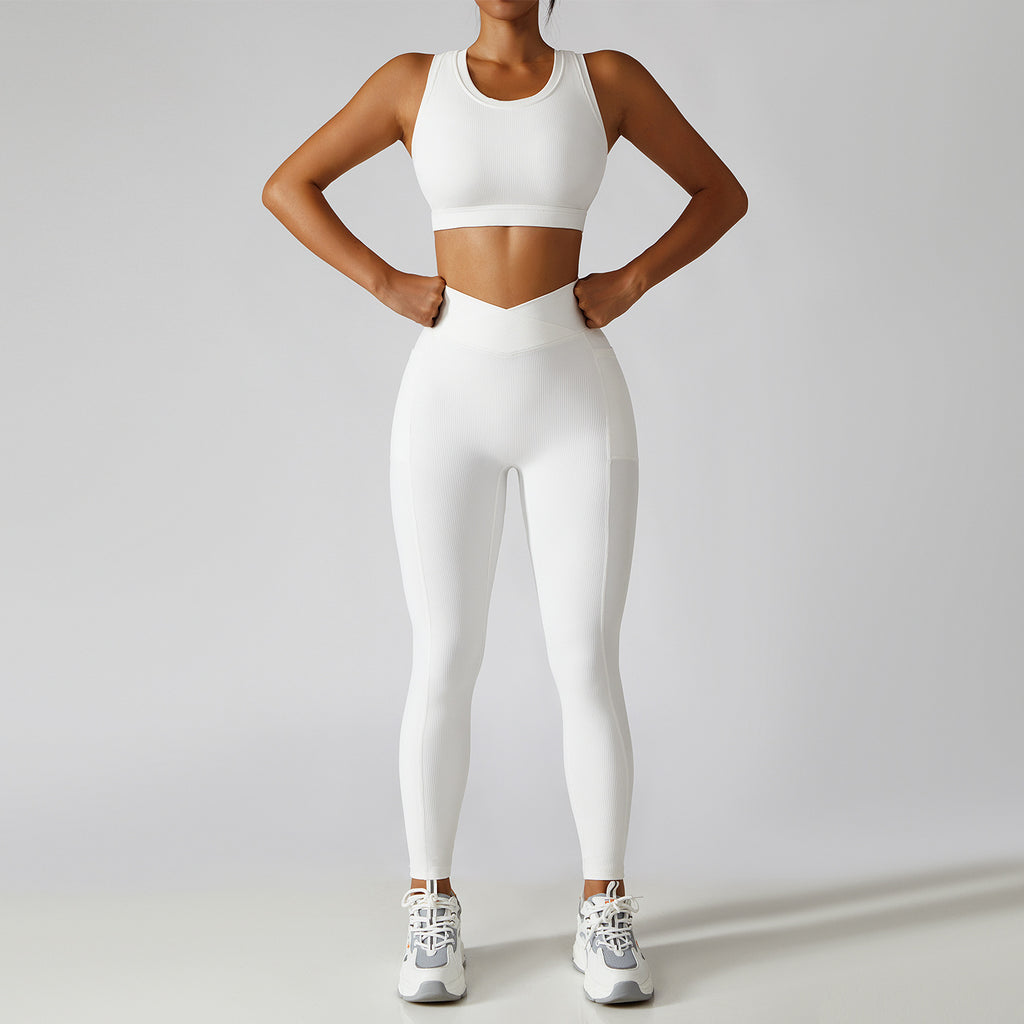 Women's Shockproof Push-Up Sports Bra