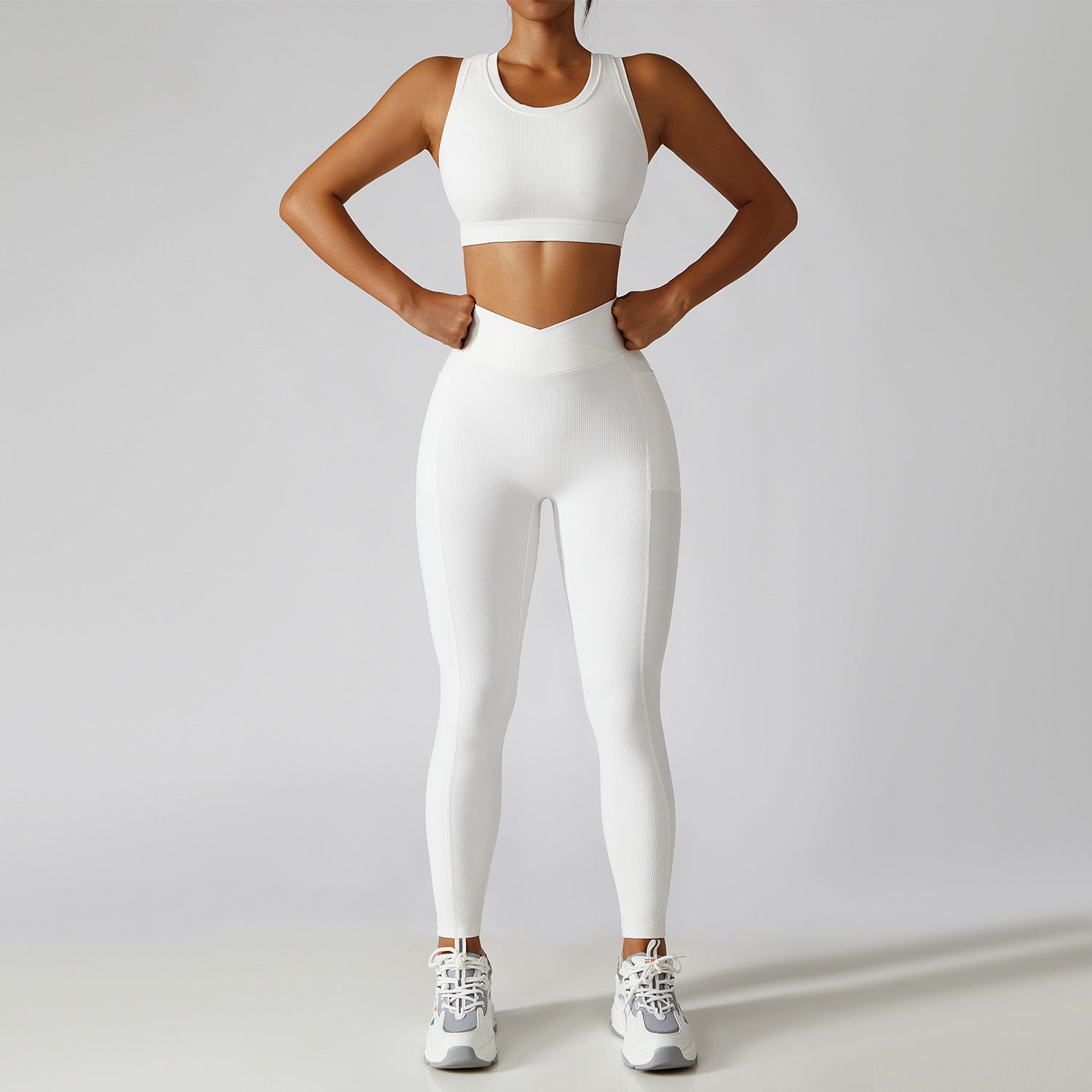 Women's Shockproof Push-Up Sports Bra