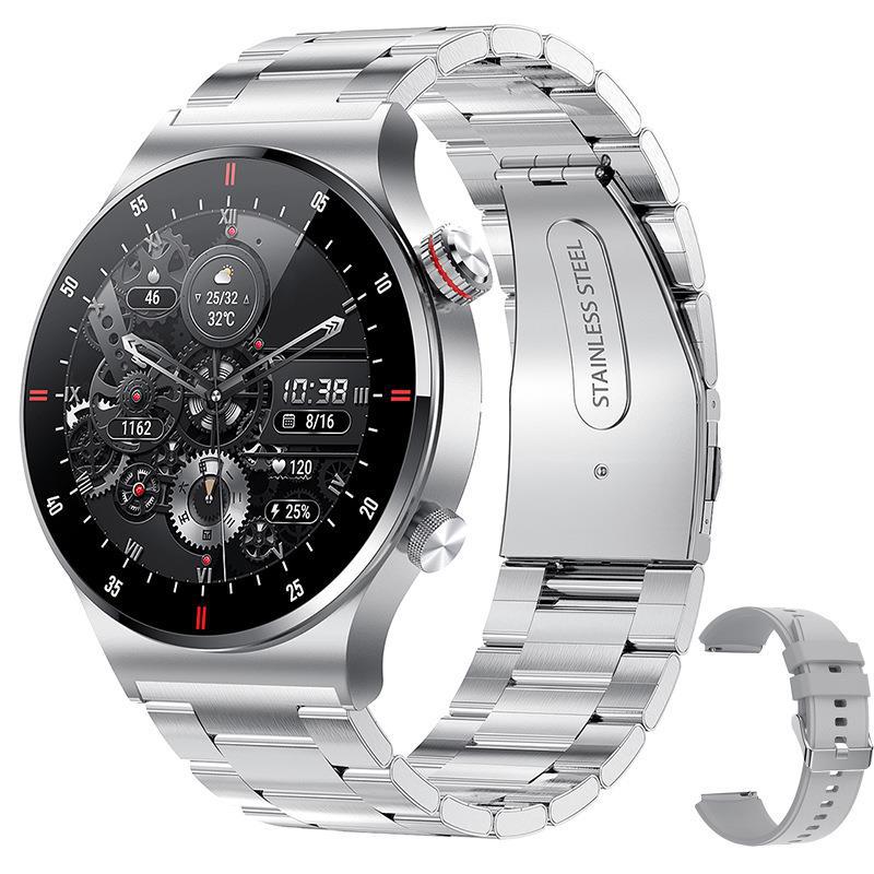 QW33 Smart Watch with ECG, PPG, Music, and Pedometer