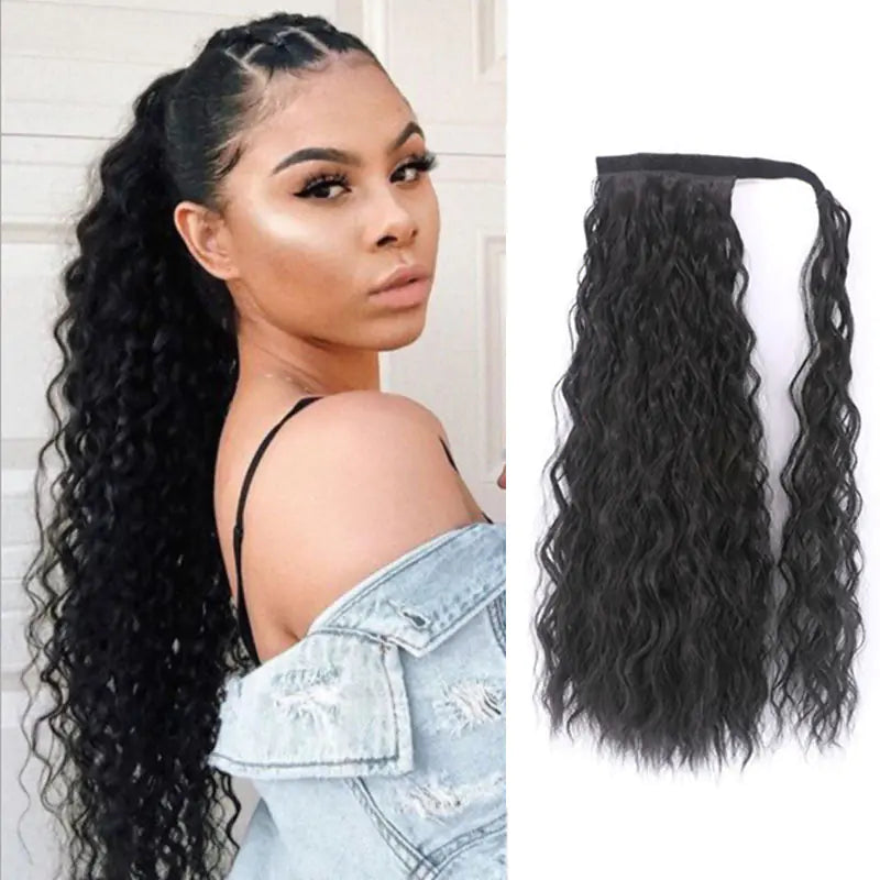 European Long Wavy Hair Wig with Invisible Tape (Direct Sale)