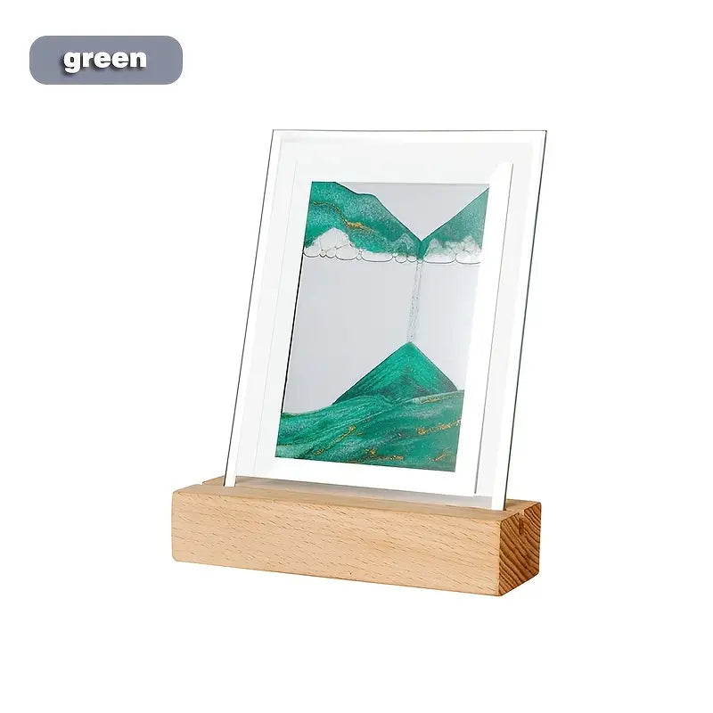 Quicksand Art Desk Lamp - USB 3D Night Light