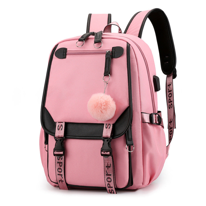 Trendy Men's Backpack in Sublimation Printed Oxford Fabric