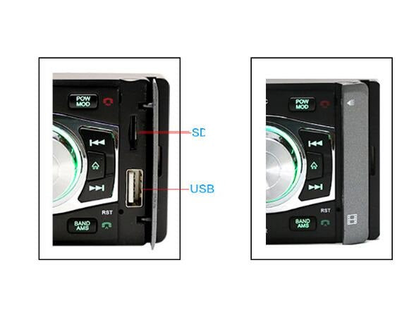 4012B 4.1-Inch HD Bluetooth Car MP5 Player