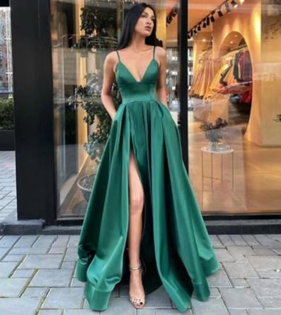 Slit Long Gowns