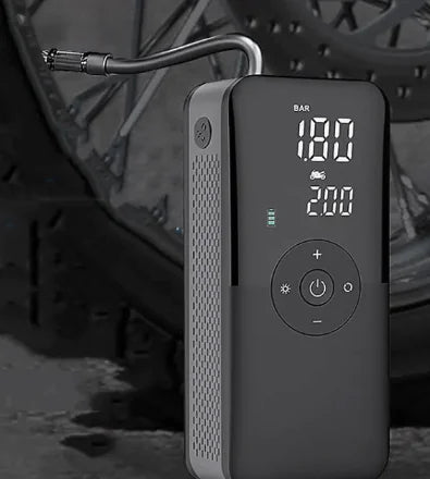 Digital Wireless Tire Inflator, Portable Air Pump with LED Light