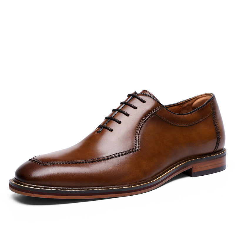 Sponge Leather Men's Shoes for Gentlemen