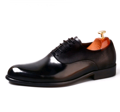 Men's Vintage Leather Dress Shoes - British Style
