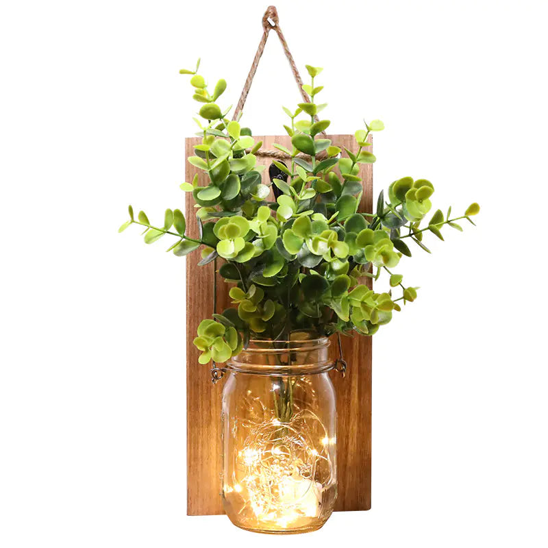 Solar Mason Jar Hanging Light for Garden and Balcony Decor