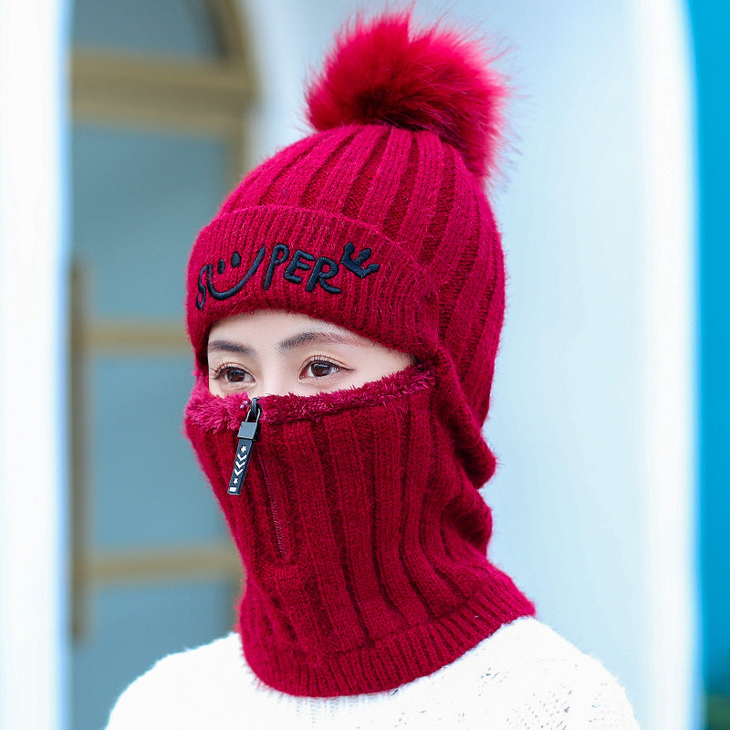 Knitted Winter Ear Protection Hat