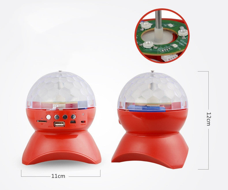 Colorful Mini LED Bluetooth Speaker with USB Connection