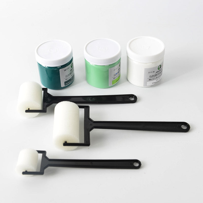DIY Painting Tool Kit with Roller Brushes and Paint Set