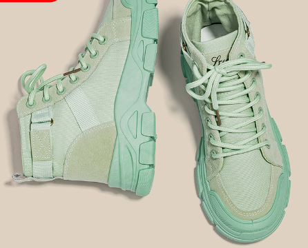 High-Top Canvas Desert Boots for Students