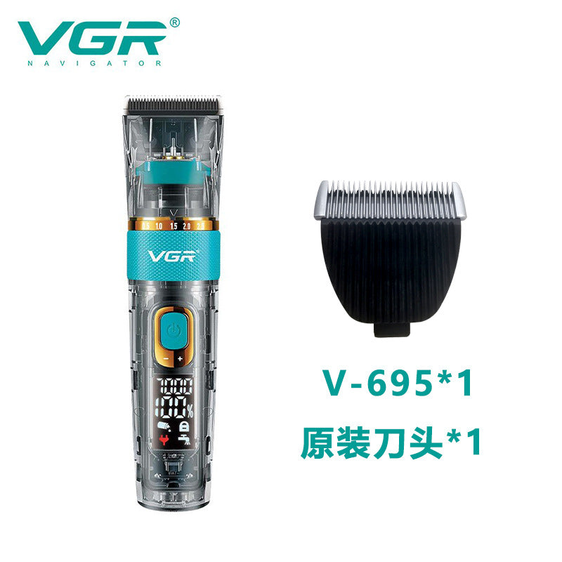 VGR695 Professional Hair Clipper with LCD Display