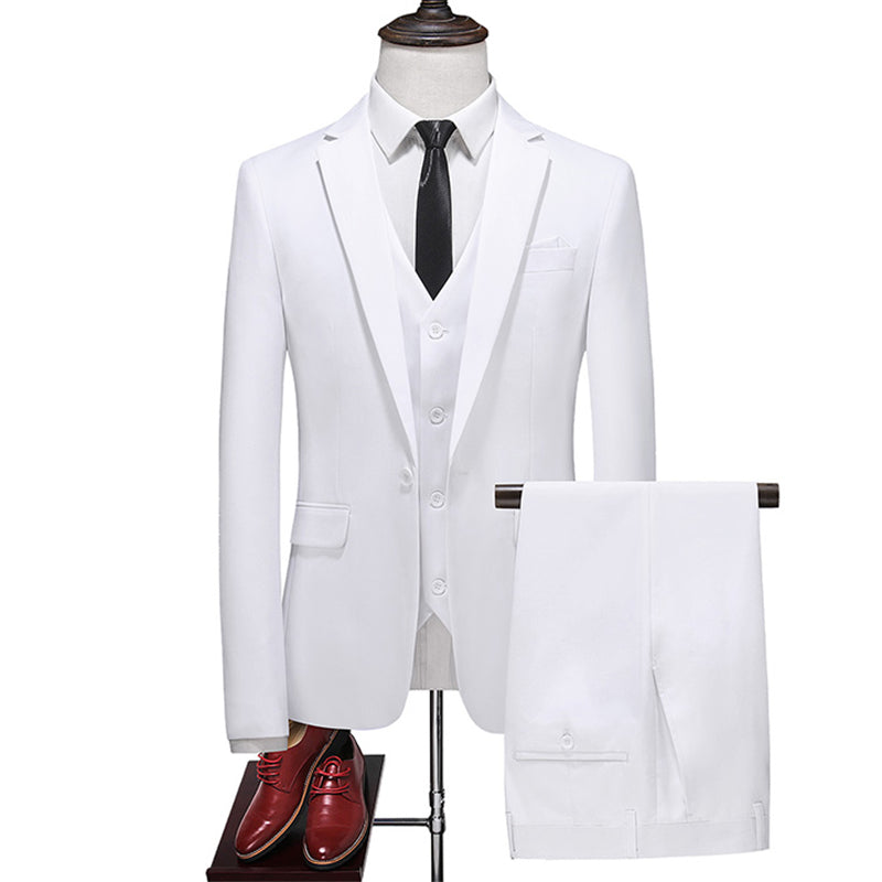 Caramel Color Men's Suit Set for Students and Weddings