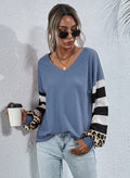 2023 Women's Striped Long Sleeve T-Shirt for Fall/Winter