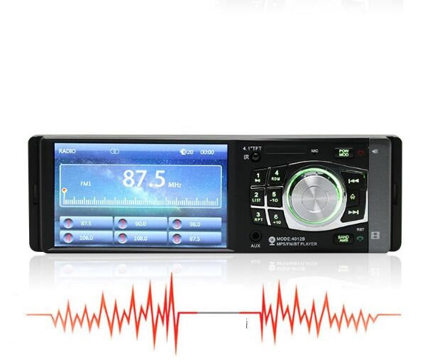 4012B 4.1-Inch HD Bluetooth Car MP5 Player
