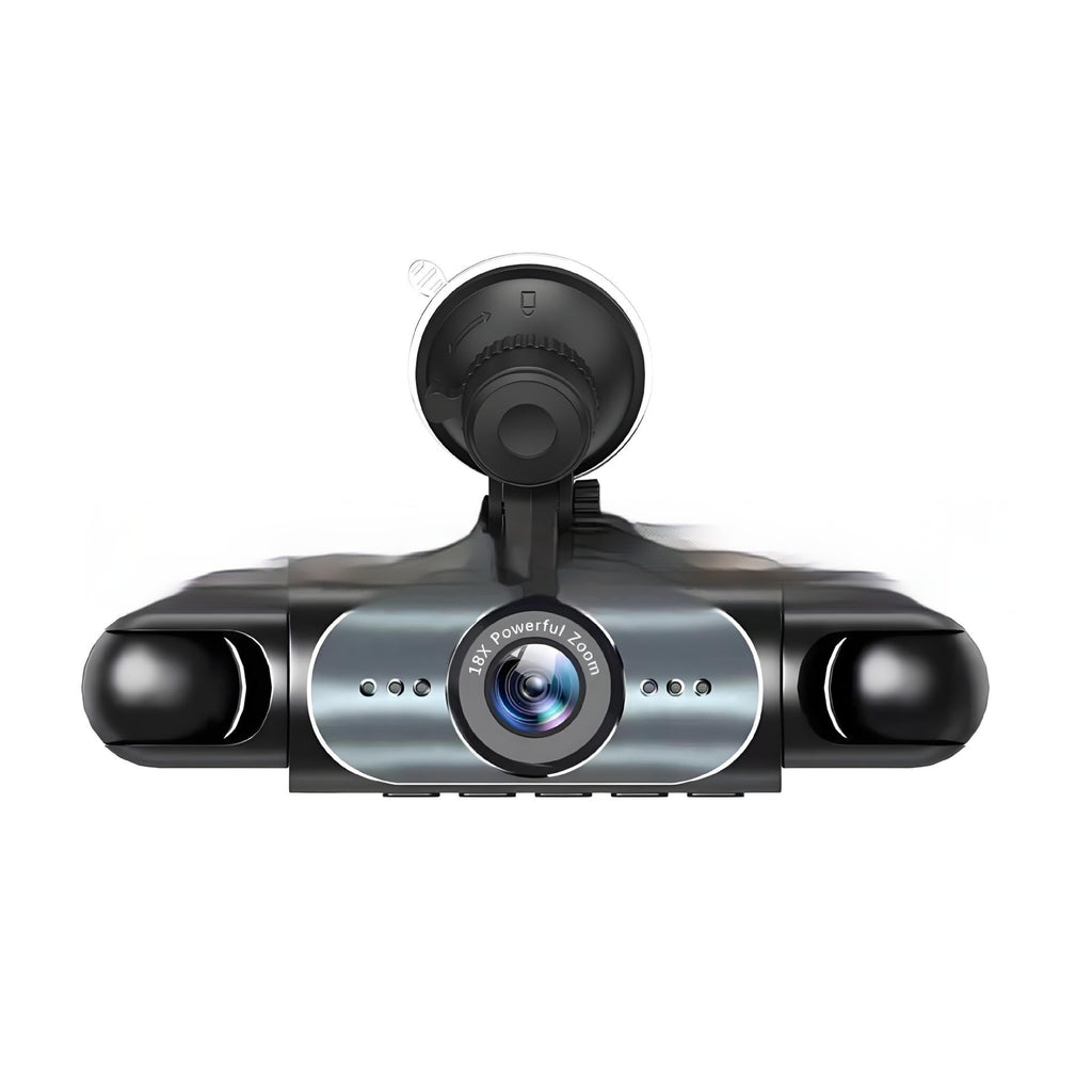 Four-lens HD Surveillance Dash Cam with Rearview