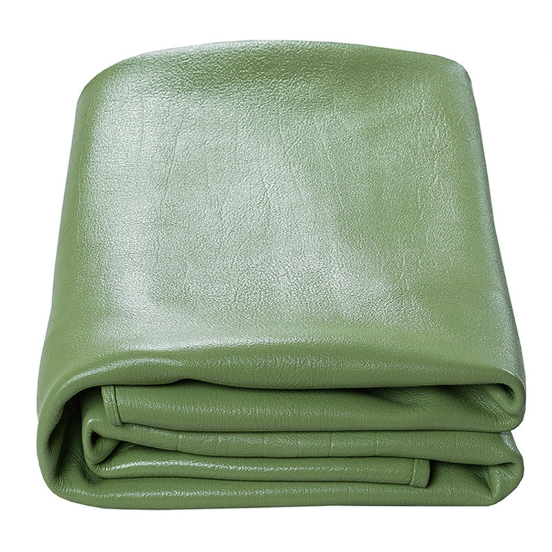 Premium Solid Color Buffalo Leather Mat Set (3 Pieces)