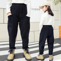 Children's Thick Velvet Corduroy Sports Pants