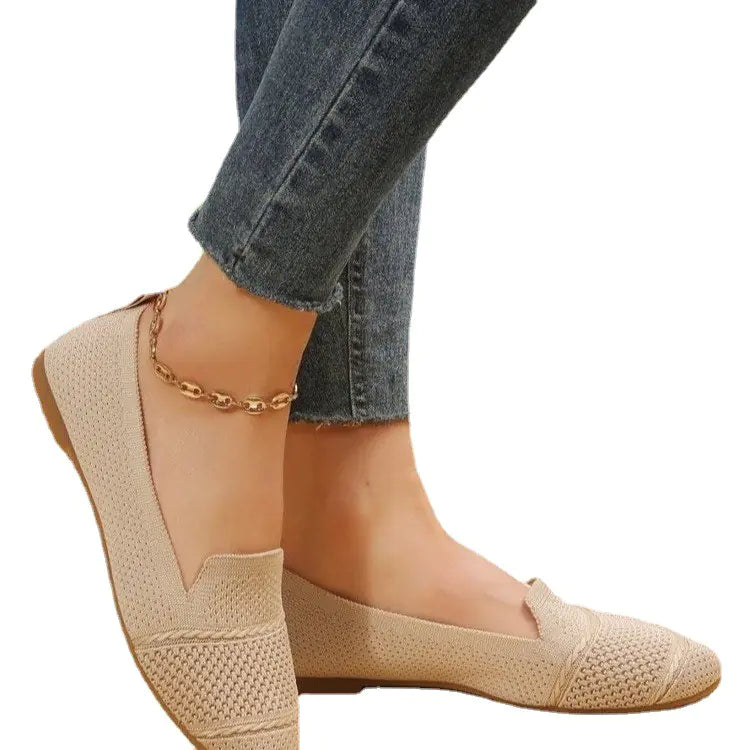 Women's Casual Breathable Mesh Flat Shoes