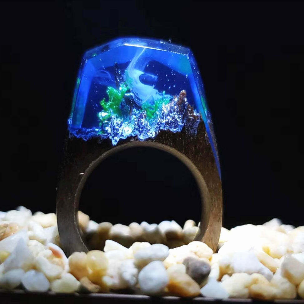 Time Ring Resin Wood Ring