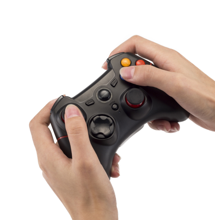 Wireless Game Controller with Dual Vibration for PS3/PC