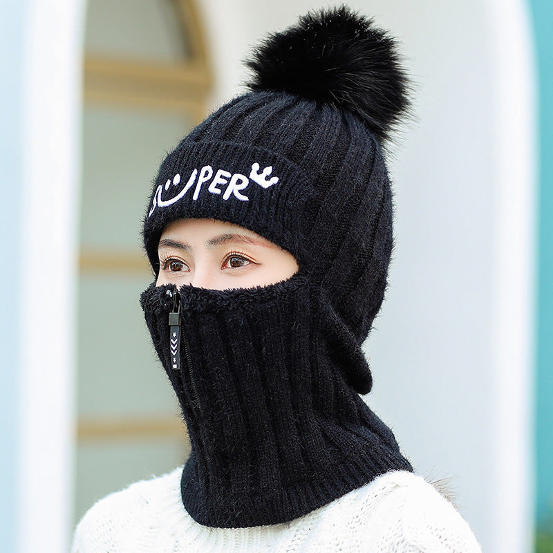 Knitted Winter Ear Protection Hat