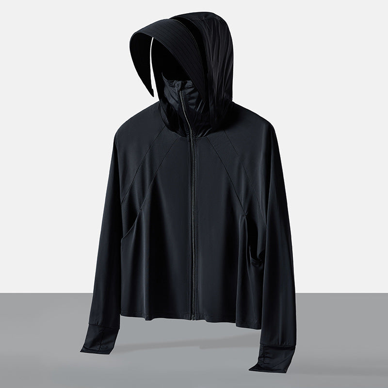 Women’s UV Protection Ice Silk Cape Cardigan Jacket