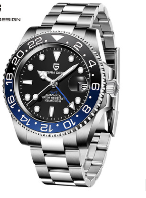Calendar Luminous Men's Stainless Steel Watch