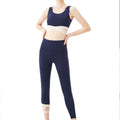Women's High-Waisted Yoga Set with Sports Bra & Leggings