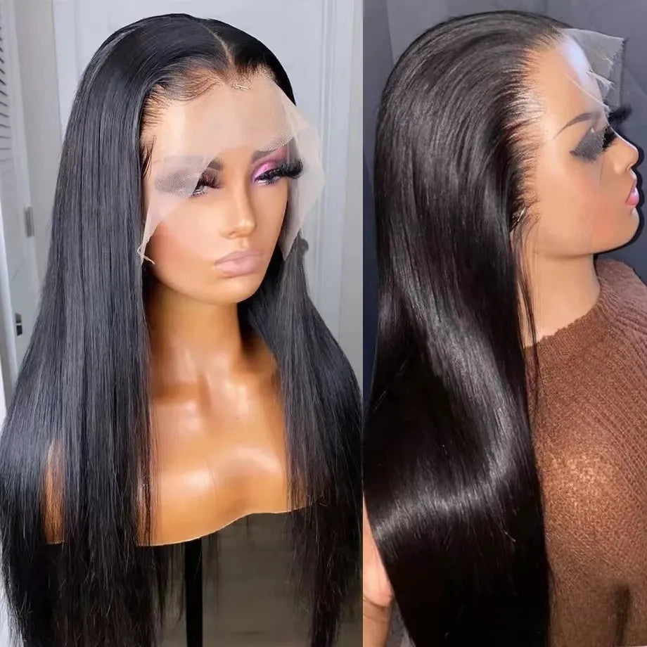 Straight Black Hair Lace Wig