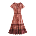 2019 Autumn Winter Women's Drawstring Waist Dress