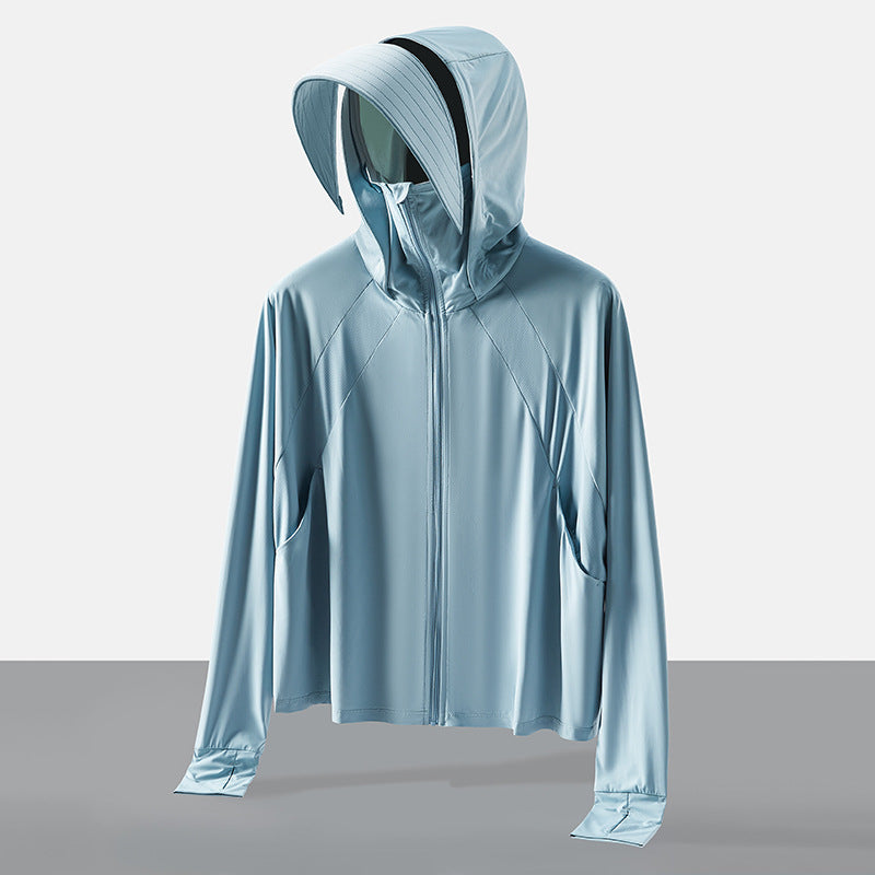 Women’s UV Protection Ice Silk Cape Cardigan Jacket