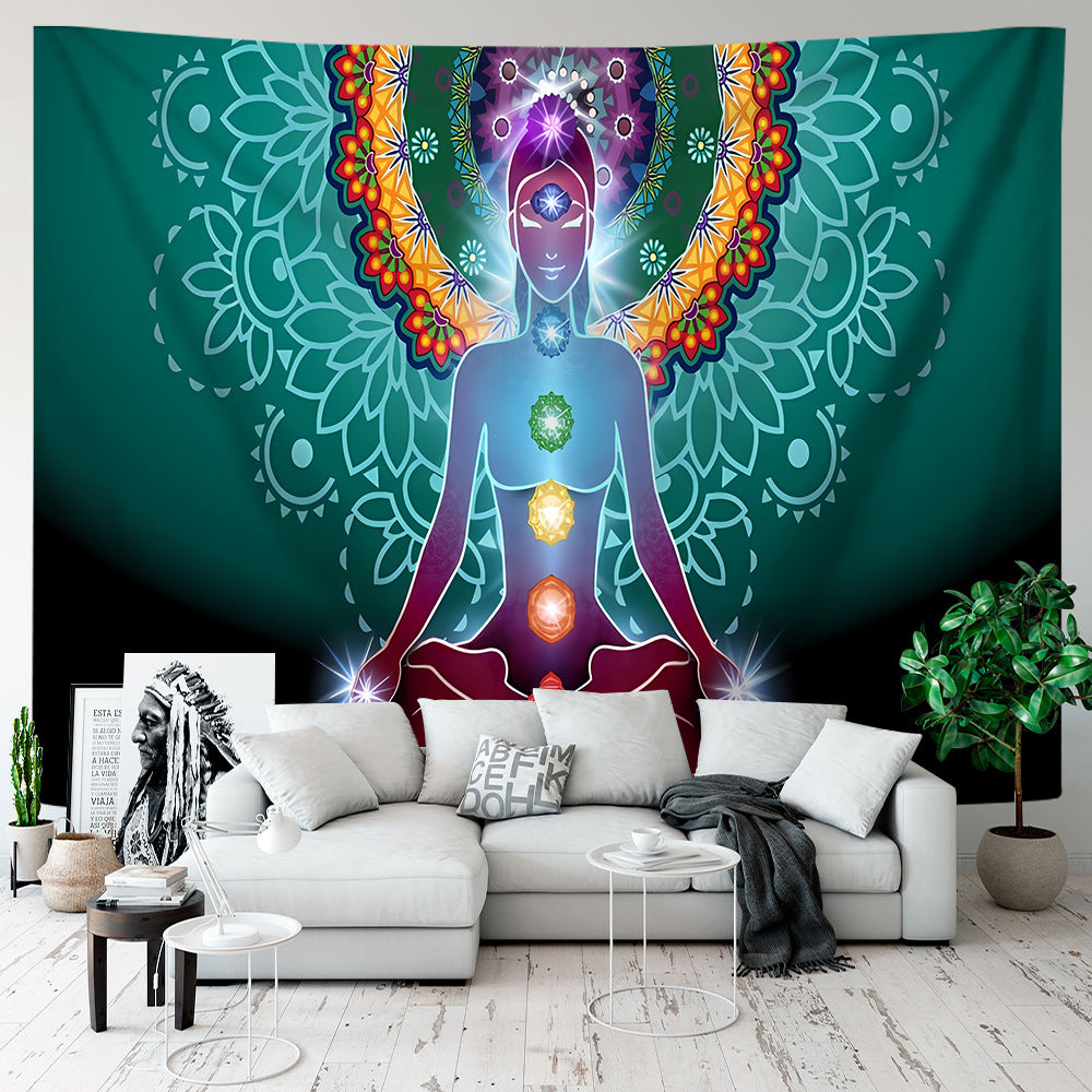 New Yoga Meditation Tapestry for Sofa or Wall Decor